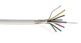 ALARM CABLE 8C SCREENED  LSF WHT 100M 355108LSF-WHT-100