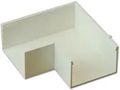 MINI TRUNKING FLAT ANGLE, 38X25MM, WHT MT40/FA