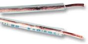 CABLE, AUDIO, 2X0.65MM, TRANSP, 100M JY1260