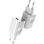 Wall Quick Charger 24W USB QC3.0, White CCALL-BX02 6953156272446
