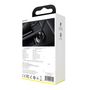 Car Charger 24W 12-24V 2xUSB 4.8A with LED Display, Grey CCBX-0G 6953156215399