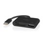 USB Hub | 1x USB-C™ | 1x USB A / 1x USB-C™ | 4 port(s) | USB 2.0 | USB Powered | SD & MicroSD CCGB64780BK01 5412810416011
