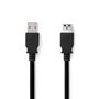 USB Cable | USB 3.2 Gen 1 | USB-A Male | USB-A Female | 5 Gbps | Nickel Plated | 1.00 m | Round | PVC | Black | Label CCGL61010BK10 5412810421886