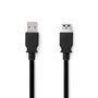 USB Cable | USB 3.2 Gen 1 | USB-A Male | USB-A Female | 5 Gbps | Nickel Plated | 2.00 m | Round | PVC | Black | Label CCGL61010BK20 5412810428526