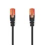CAT6 Network Cable | RJ45 Male | RJ45 Male | U/UTP | 1.00 m | Round | PVC | Black | Label CCGL85200BK10 5412810422777