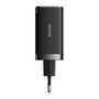 Wall Charger GaN5 Pro 65W USB + 2xUSB-C QC3.0 PD3.0 with USB-C 1m Cable, Black CCGP120201 6932172617523