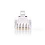 RJ45 Pass Through Connector for CAT5 UTP Stranded Cables (10 pcs) CCGB89331TP 5412810424757