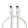 CAT6a Network Cable | S/FTP | RJ45 Male | RJ45 Male | 3.00 m | Snagless | Round | Braided / PVC | Silver | Cover Window Box CCTB85321AL30 5412810333479