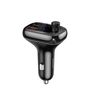 Bluetooth FM Modulator Car Quick Charger 12-24V 2xUSB + USB-C 5A, Black CCTM-B01 6953156205253; 6953156297166