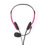 PC Headset | On-Ear | Stereo | 2x 3.5 mm | Fold-Away Microphone | Pink CHST100PK 5412810286881