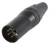 XLR CONNECTOR, PLUG, 5POS, CABLE NC5MXX-BAG