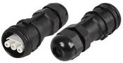 AQUA-SAFE IN-LINE W/PROOF 3P SOCKET 9MM 185-1A1011-S030-1.