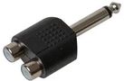 ADAPTOR,2X PHONO S TO 6.35MM P MONO PSG08652