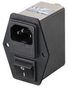 IEC INLET FILTER, 1-PH, 2A, 250V, QC PELB1082