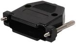 BACKSHELL 25 WAY VERTICAL BLACK PSB-0211