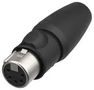 XLR CONNECTOR, RCPT, 5POS, CABLE NC5FX1-TOP