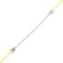 LED strip COB connctor, strip-strip, 8mm, transperent, 15cm wire COB-CON8C