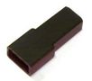 Terminals cover F-6.3mm Black CO/IZ/6.3FB