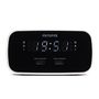 Alarm Clock Radio with 2xUSB Charging Ports, Black CRU-19BK 8435256896756