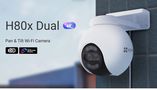 Wireless Wi-Fi camera H80x, double lens 8MP + 2MP, PAN - TILT, color night vision MicroSD up to 512GB CS-H80x 6941545635774