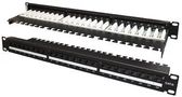 PATCH PANEL, UTP, RJ45, CAT6, 24PORT, 1U SF24MC