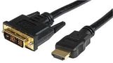 LEAD, HDMI A MALE-DVI-D MALE 1.8M HDMIDVIMM6