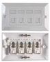 FACEPLATE, CAT6, 4PORT PSG91594