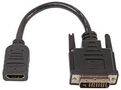 LEAD, HDMI FEMALE - DVI-D MALE 0.2M PSG91602