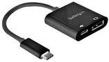 MEDIA CONVERTER, USB C-DISPLAYPORT/USB-C CDP2DP14UCPB