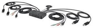 KVM SWITCH, 2P, DISPLAYPORT/USB, MANUAL C2-DD46-UA2-CBL-KVM