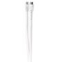 Coax Cat6 Combi Cable | IEC (Coax) Male / RJ45 Male | IEC (Coax) Female / RJ45 Male | Nickel Plated | RG58 | 75 Ohm | Double Shielded | 5.00 m | Round | PVC | White | Label CSGL4500WT50 5412810426416
