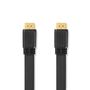 High Speed HDMI™ Cable with Ethernet | HDMI™ Connector | HDMI™ Connector | 4K@30Hz | 10.2 Gbps | 1.50 m | Flat | PVC | Black | Label CVGL34100BK15 5412810427000