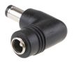 Changeable DC Plug from 2.5x5.5x11mm to 2.1x5.5x11mm, angled DC PLUG-P1M-P1JR