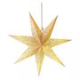 Christmas decoration "STAR" for 230Vac E14 LED lamp, 60 cm, white, with power cord and switch, EMOS DCAZ08