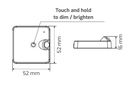 DELI 2 PIR sensor with dimming function, white, Design Light DELI-SENS-BI-02 5908293400802