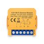 Smart Wi-Fi dimmer, TRIAC 230Vac, 150W, works with regular switch, TUYA / Smart Life DMS16-Y1 6976037361244