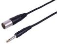 LEAD, XLR-M - 6.35 MONO JACK, 5M PLS00872