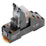 DRMKITP 24VDC 2CO LD Relay kit, 24 V DC, 2CO, AgNi flash gold-plated, 10 A, PUSH IN, LED, free-wheeling diode, Weidmuller 2576110000 4050118585865