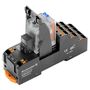 DRMKITP 24VDC 4CO LD/PB Relay kit, 24 V DC, 4CO AgNi flash gold-plated, 5 A, PUSH IN, LED, free-wheeling diode, TEST, Weidmuller 2576140000 4050118585896