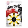 Zinc-Air Battery PR70 Type 10 | 1.4 V DC | 92 mAh | Number of batteries: 8 pcs | Hearing Aid | Silver EN-53542573400 7638900425734