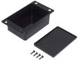 ENCLOSURE, FLANGED POTTING BOX, ABS, BLK RX506A