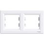 2-gang frame - white, Asfora, Schneider Electric EPH5800221