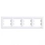 4-gang frame - white, Asfora, Schneider Electric EPH5800421