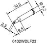 Soldering tip 102 W 2.3 mm, ERSA ER0102WDLF23 4003008077230