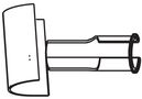 Deflector for hot gas nozzle, ERSA ER0G072RE 4003008062977