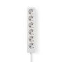 Extension Socket | Type F (CEE 7/7) | 6-Way | 1.50 m | 3680 W | 16 A | Kind of grounding: Side Contacts | 230 V AC 50/60 Hz | Socket angle: 45 ° | H05VV-F 3G1.5mm² | White ESOC615F1WT 5412810465972