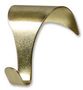 HOOKS, PICTURE RAIL, BRASS (PK10) D01230