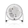 Table Fan | USB Powered | Diameter: 100 mm | 3 W | 1-Speed | White FNDK1WT10 5412810291090
