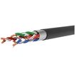 Outdoor F/UTP CAT5E cable 24AWG, black, Eca KO/FTP/S/EMOS 8592920141397