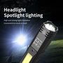 Flashlight G19, multifunction, with magnet, SMD + COB + RED, 200lm, 5+2W, rechargable SUPERFIRE-G19 6956362931534